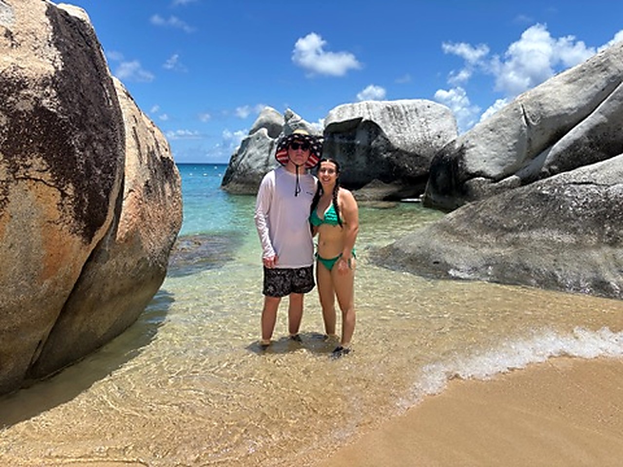 Couple at The Baths