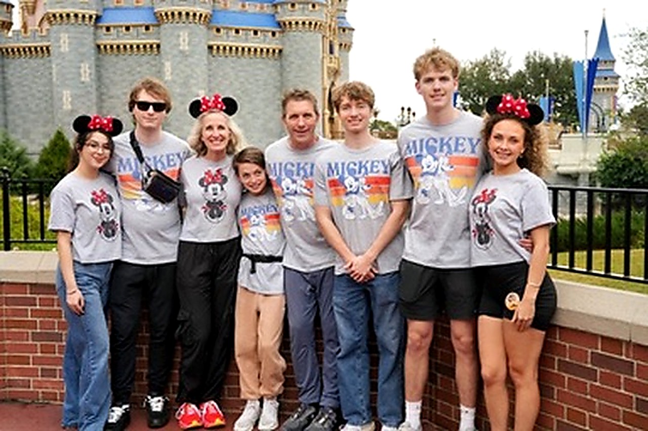 Family at Cinderella Castle