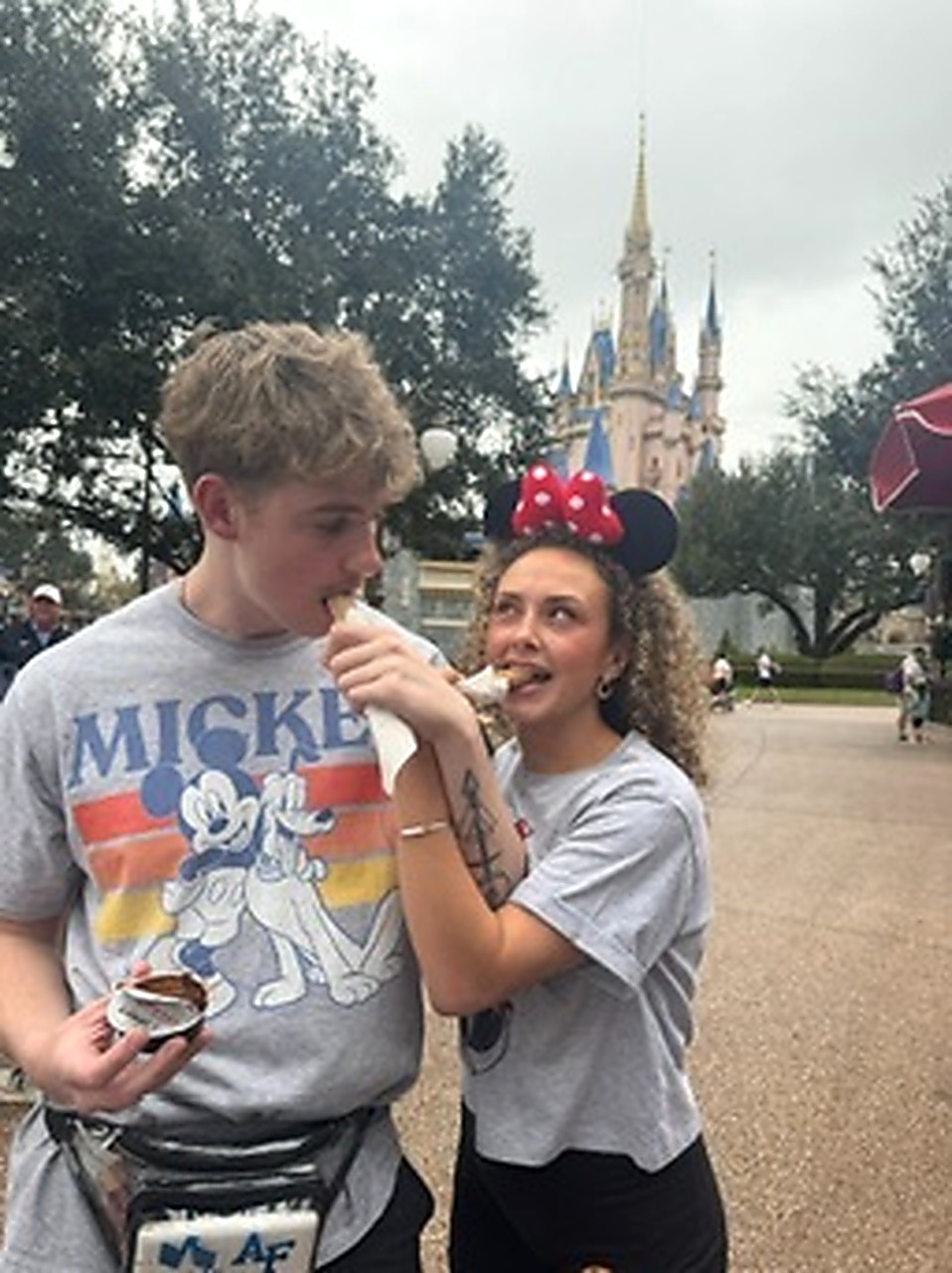 Ice cream at the castle